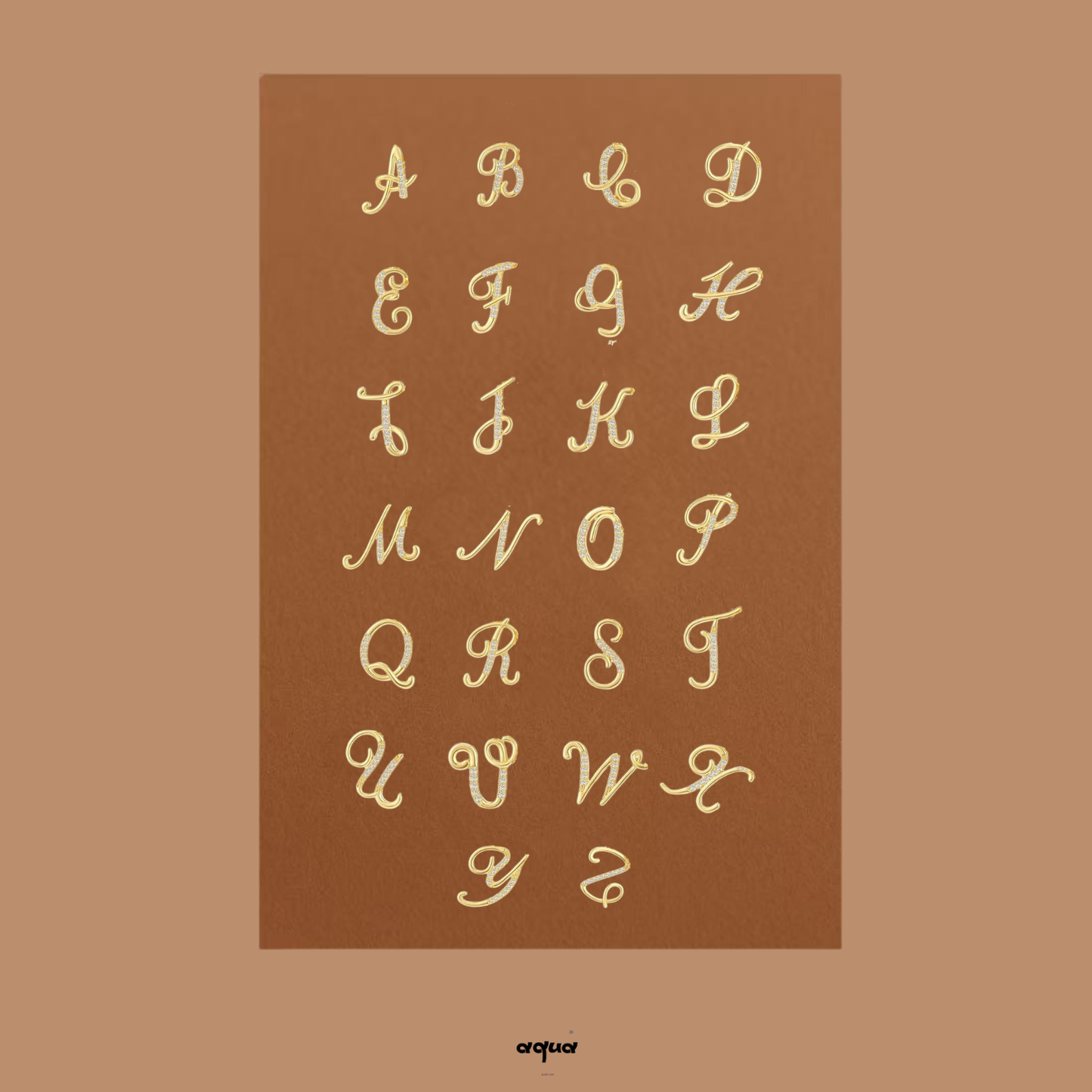 Letter Necklace (Customizable letters available)