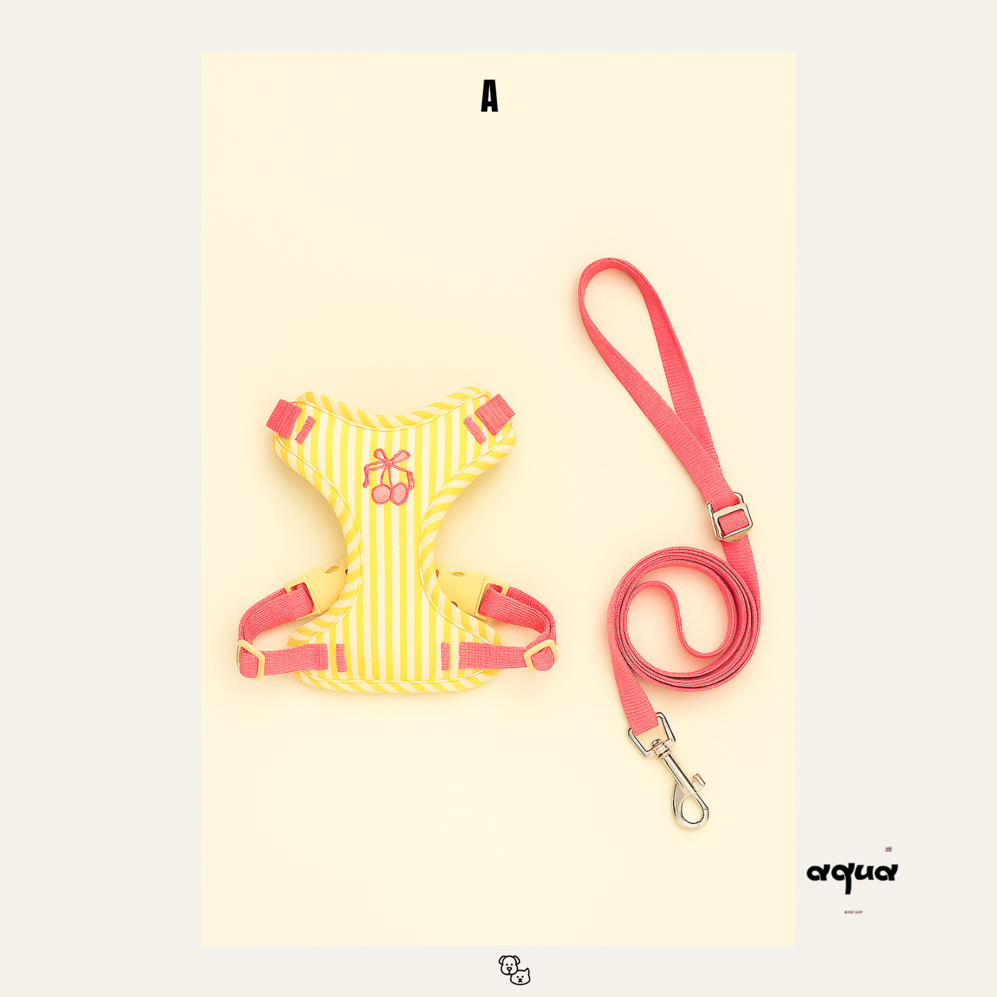 Pajamas Set & Pet Vest - ‘Star&Cherry Picker’