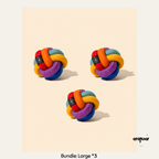 Cross-Woven Dog Chew Ball