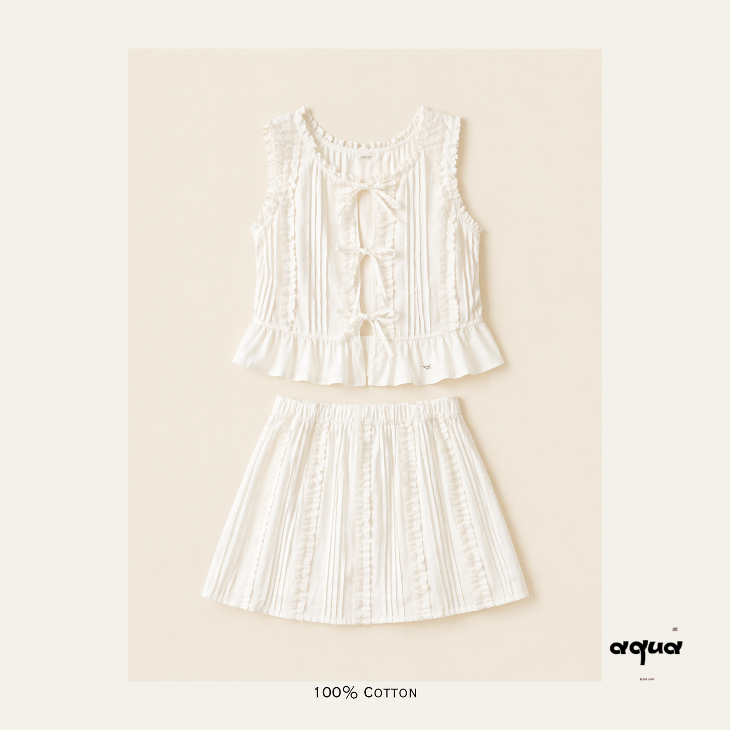 Pajamas Set & Pet Vest - ‘cloud harmony’