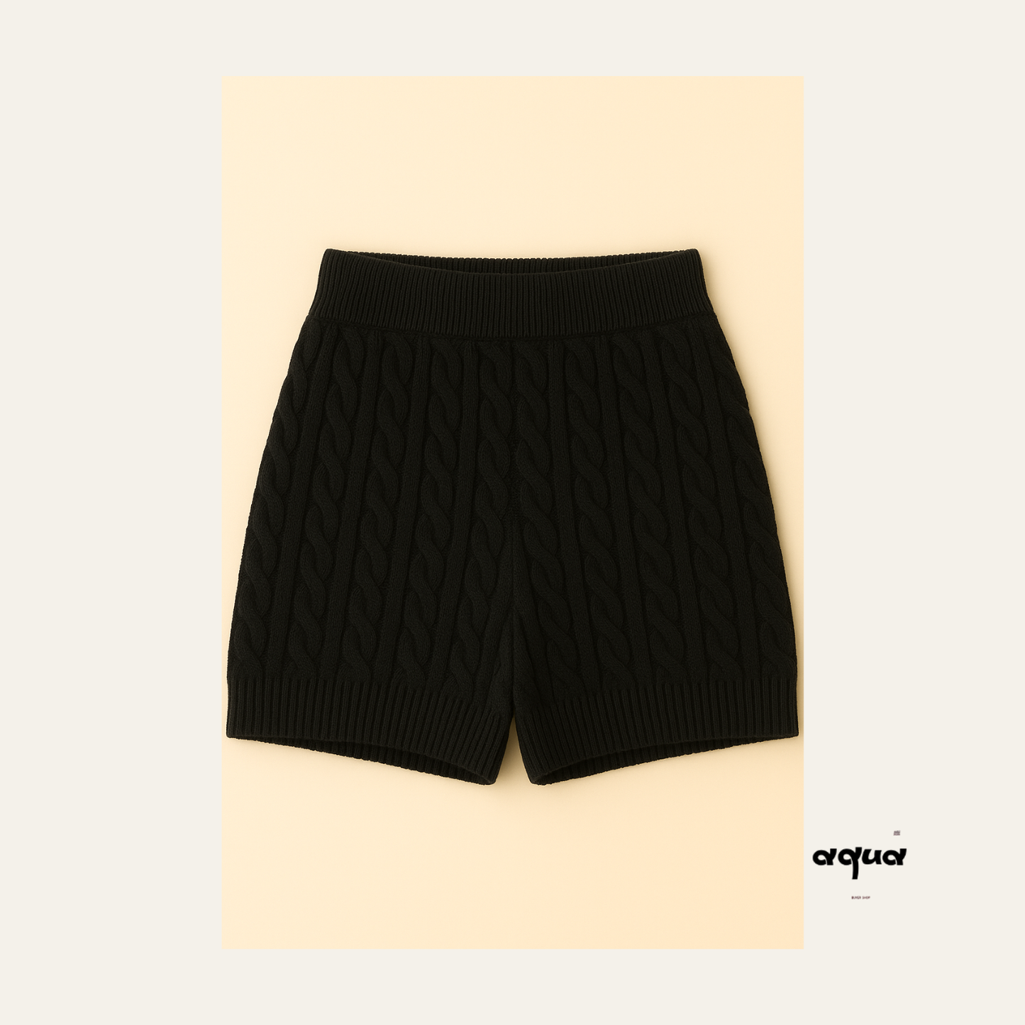 Pajamas Set - Cable-knit Sweater