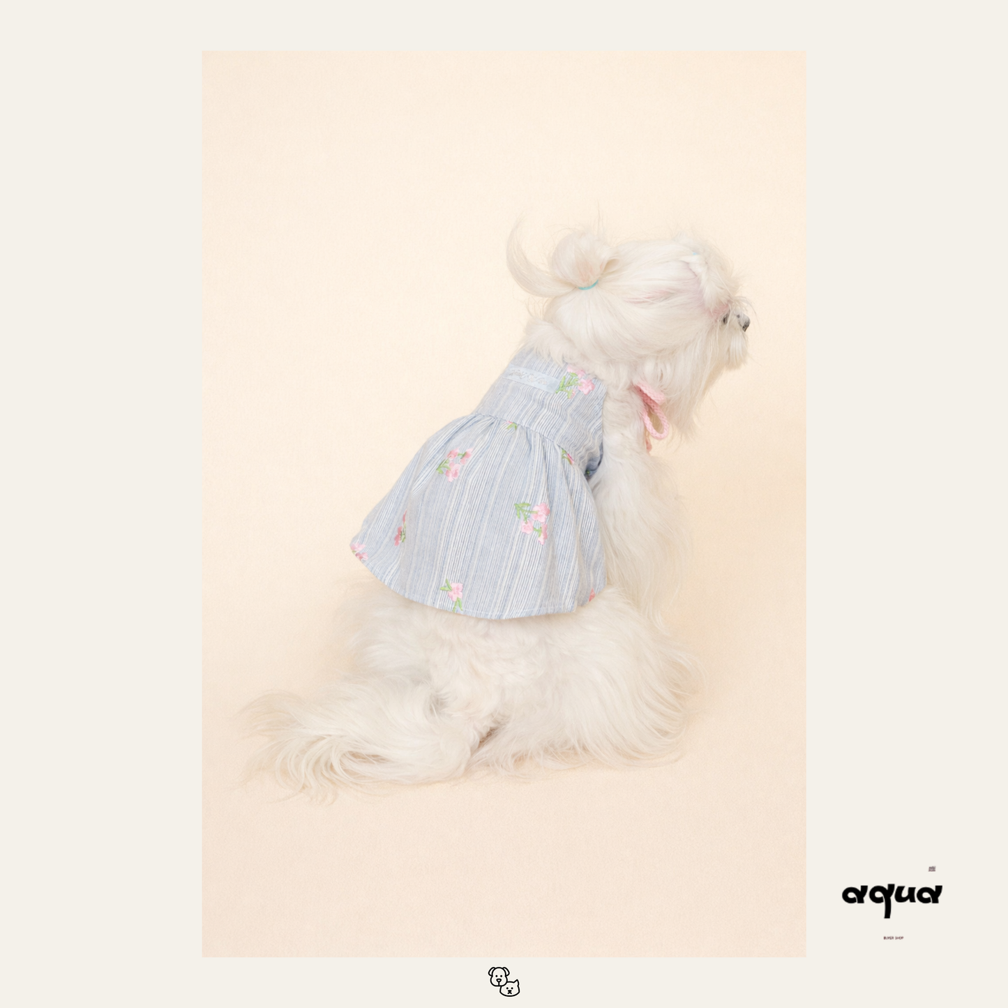 Pajamas Set & Pet Vest - ‘Blossom Bleu’