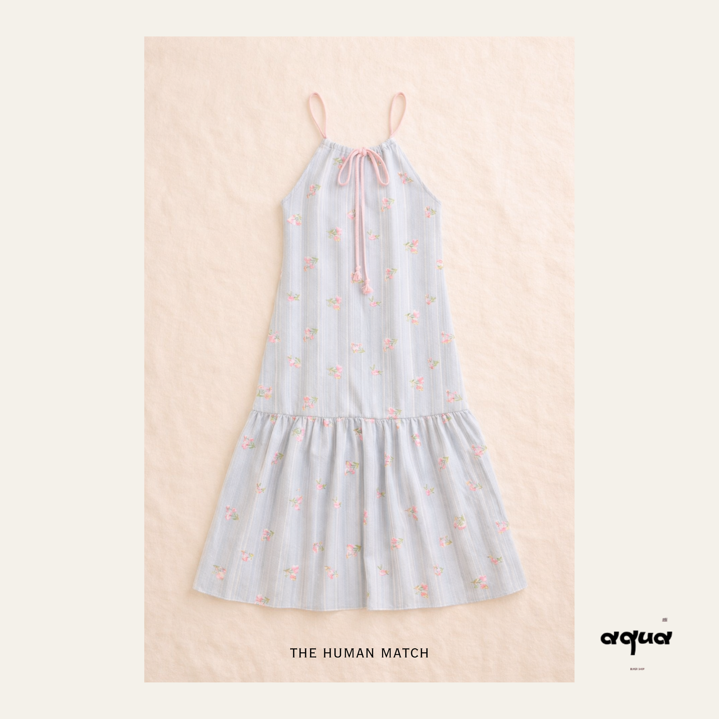 Pajamas Set & Pet Vest - ‘Blossom Bleu’