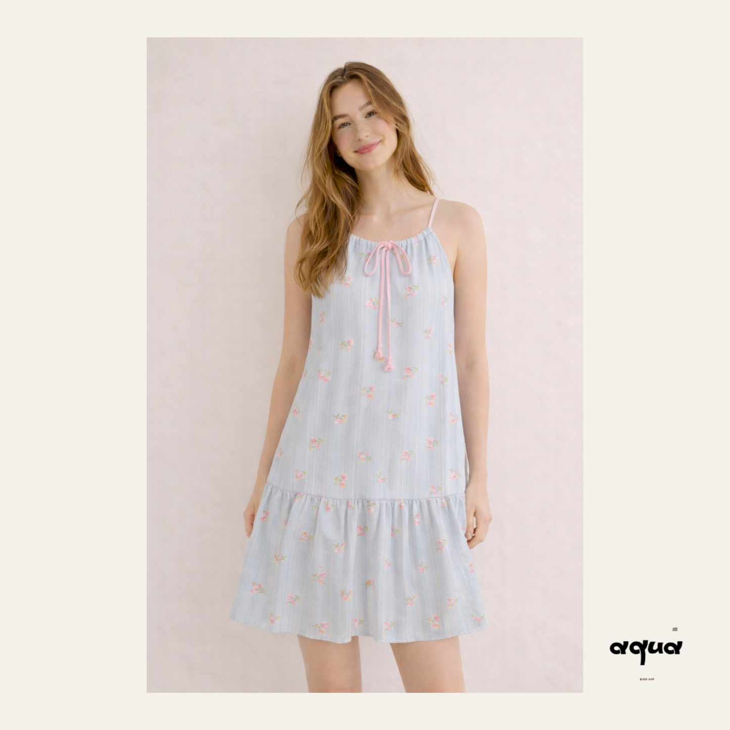 Pajamas Set & Pet Vest - ‘Blossom Bleu’