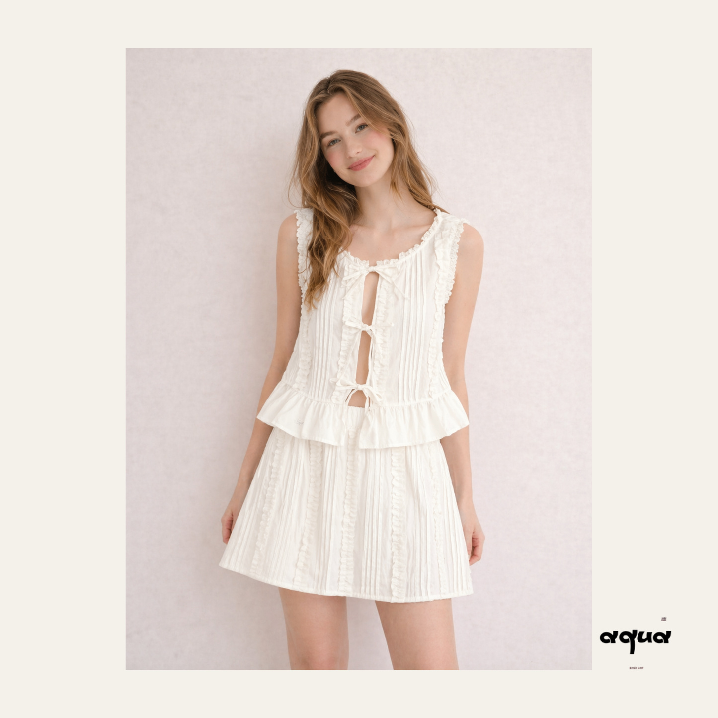 Pajamas Set & Pet Vest - ‘cloud harmony’