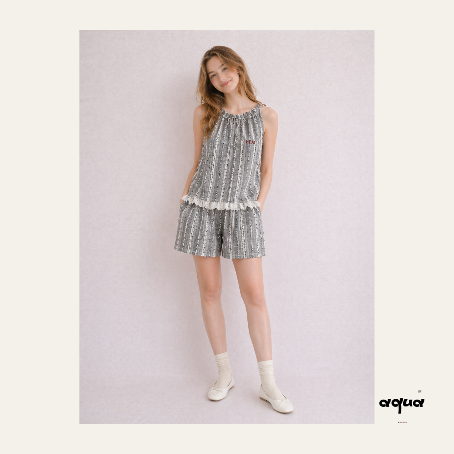 Pajamas Set & Pet Vest - ‘Blackberry Lace’