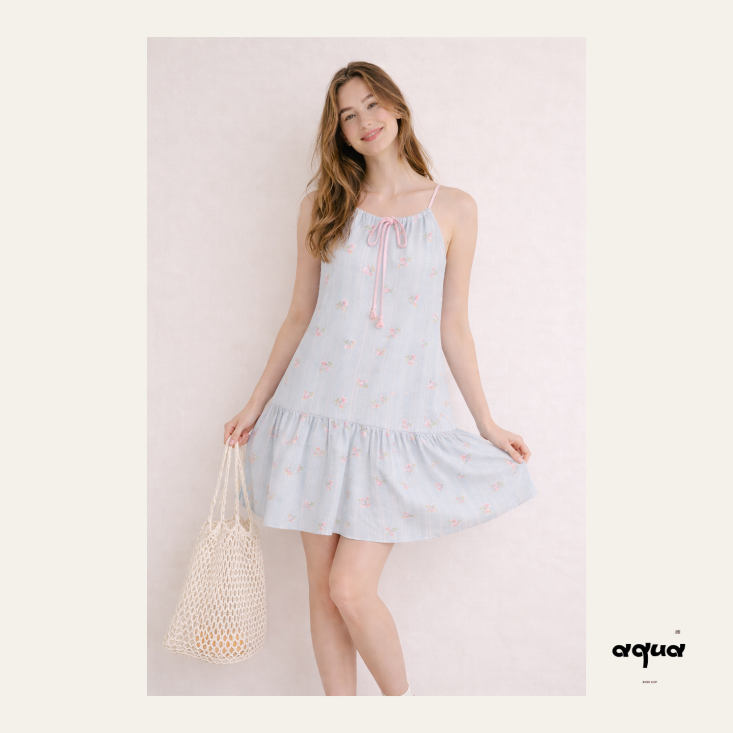 Pajamas Set & Pet Vest - ‘Blossom Bleu’