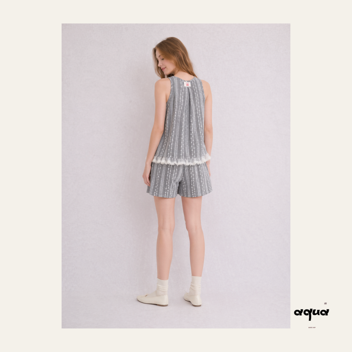 Pajamas Set & Pet Vest - ‘Blackberry Lace’