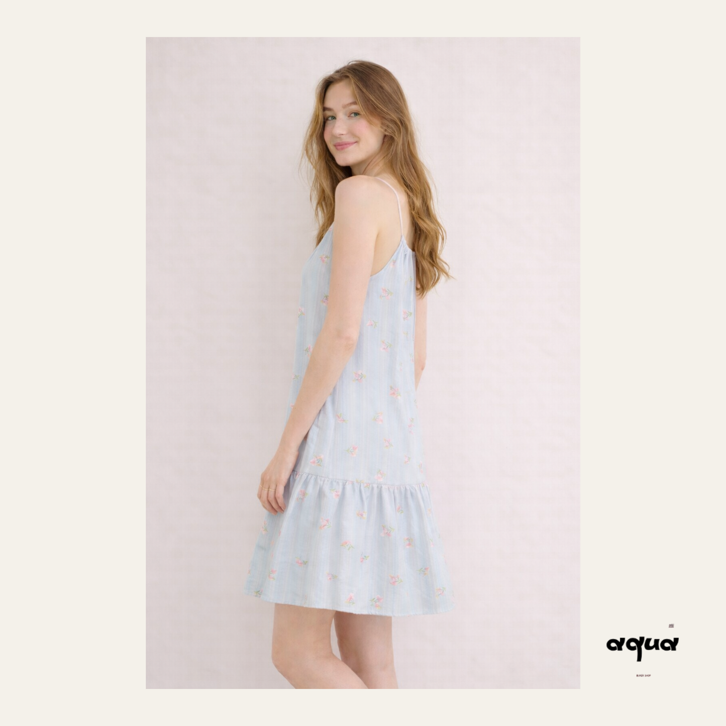 Pajamas Set & Pet Vest - ‘Blossom Bleu’