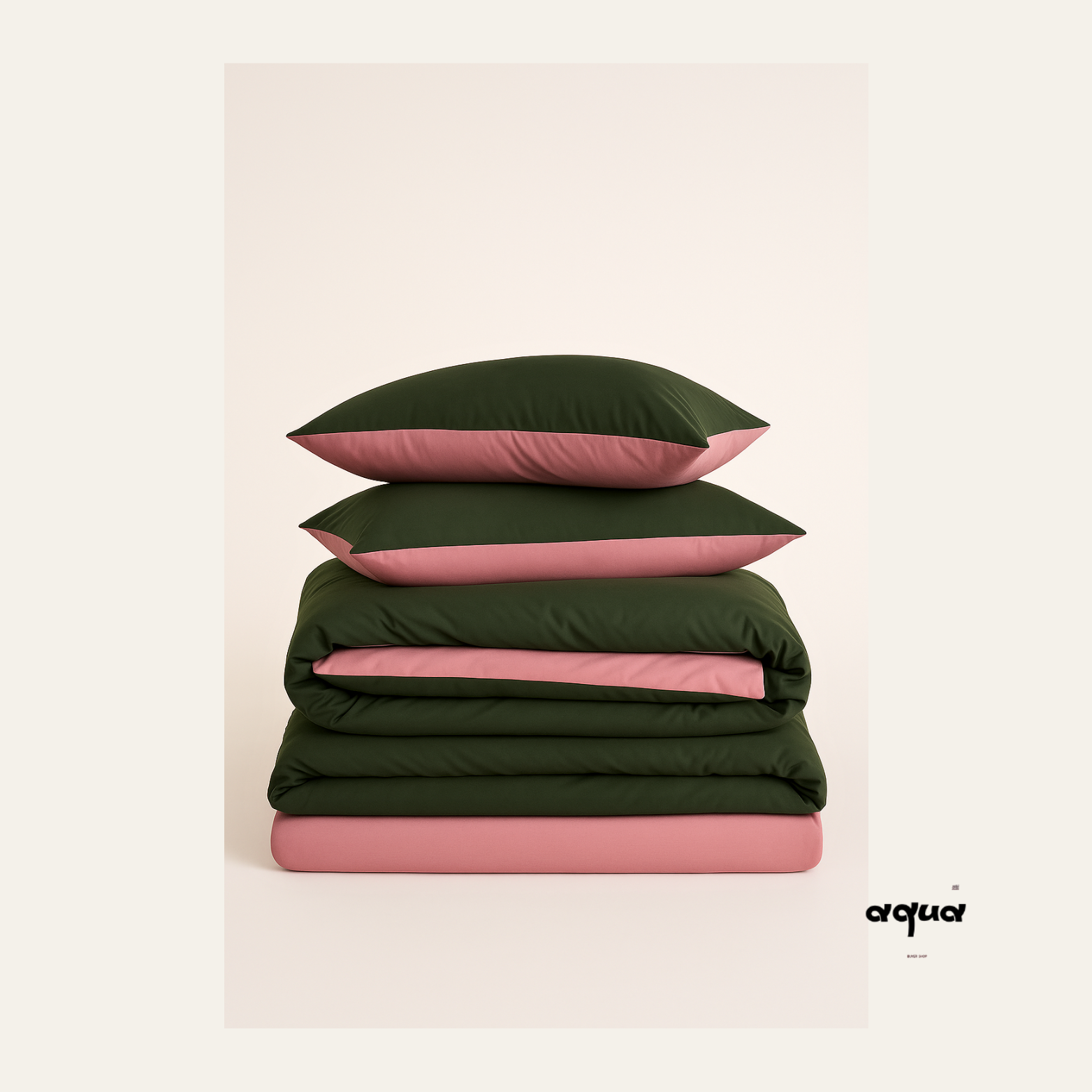 Color-block Bedding Set