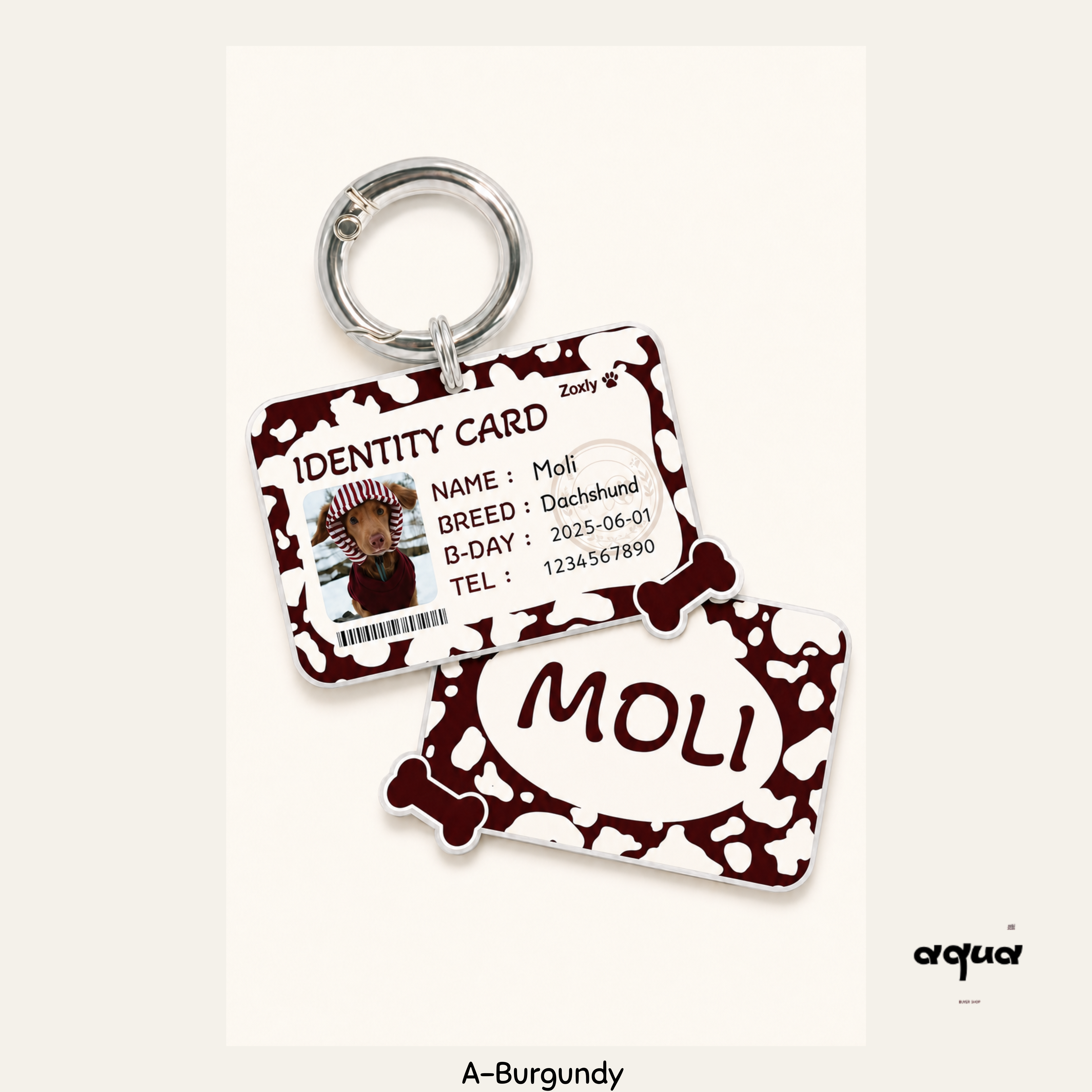 Customized Pet ID Tag with Photo
