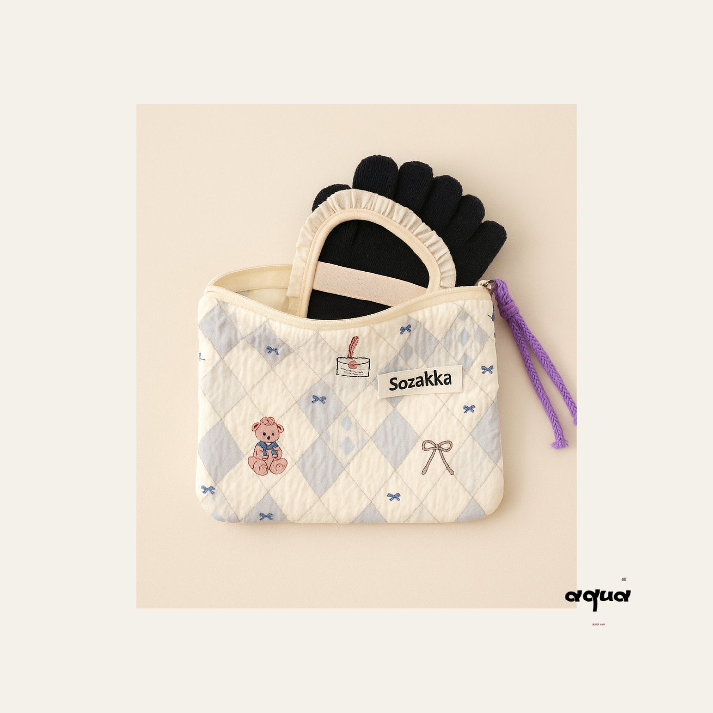 Pilates Socks with storage bag