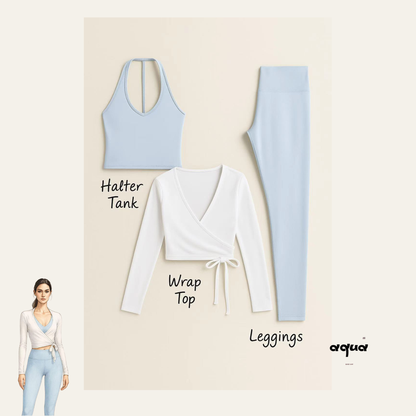 Pilates outfit - Ballet Style