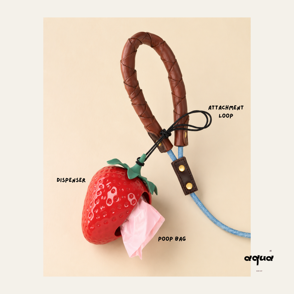 Strawberry Poop Bag