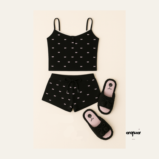 Cami Set - Bow-adorned