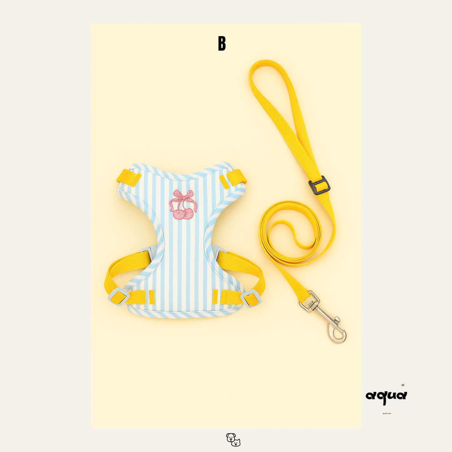 Pajamas Set & Pet Vest - ‘Star&Cherry Picker’