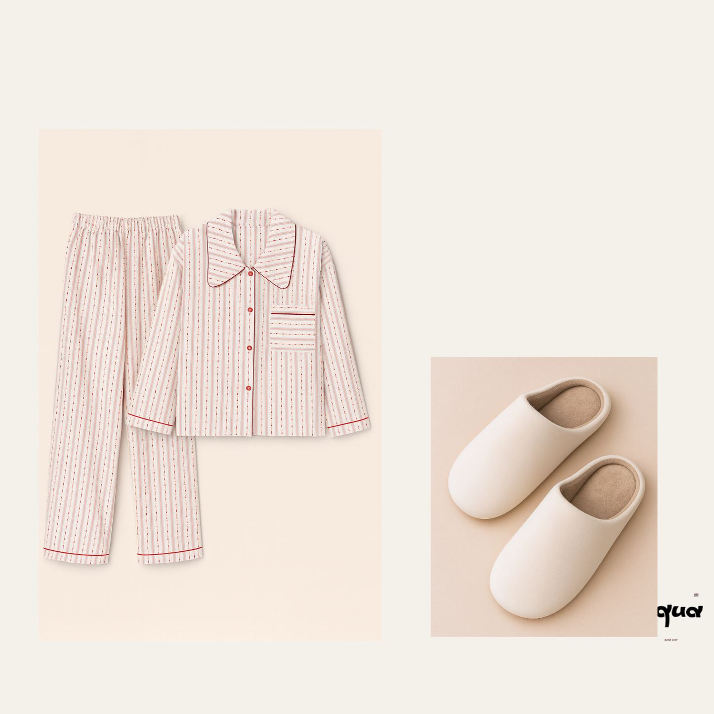 Pajamas Set - Narrow Stripes