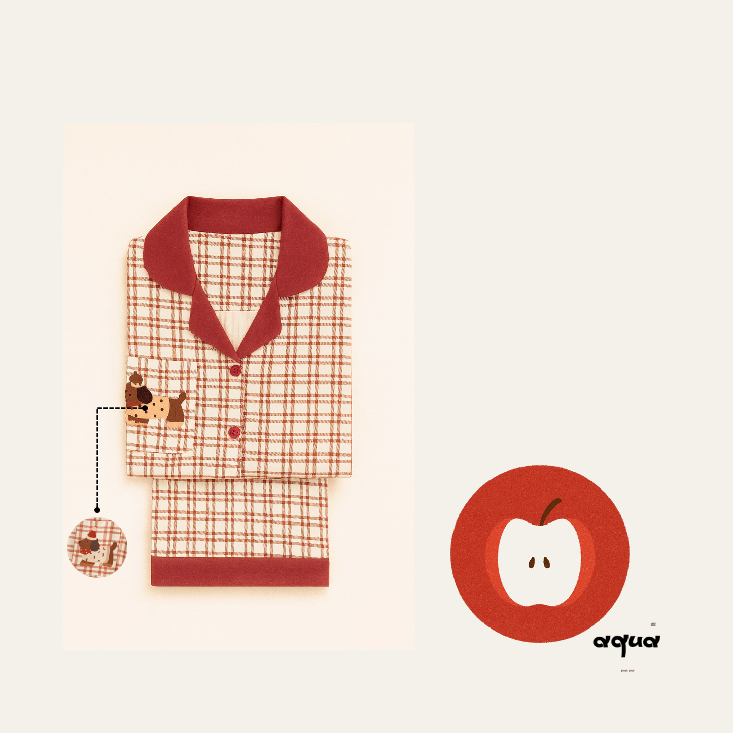 Pajamas Set - Apple Fairyland