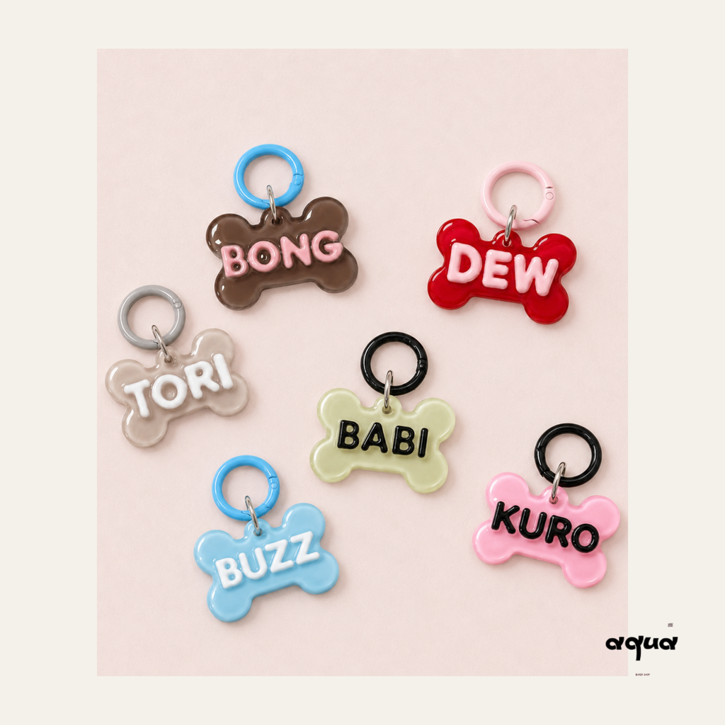 Custom 3D Bubble Pet Name Tag