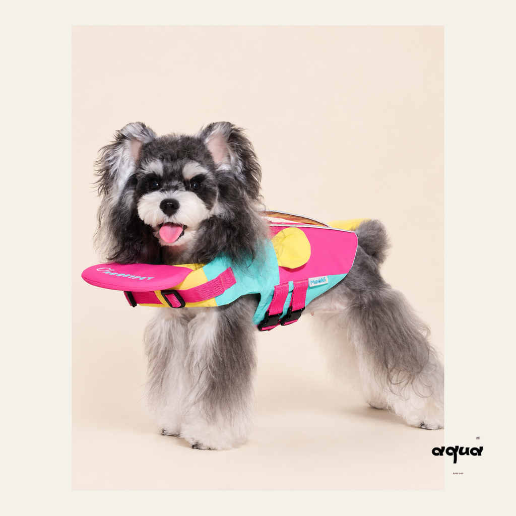 Dog Swimsuit with Chin Float Guard