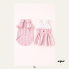 Pink Striped Matching Set