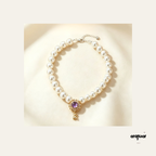 Amethyst Pearl Pet Necklace