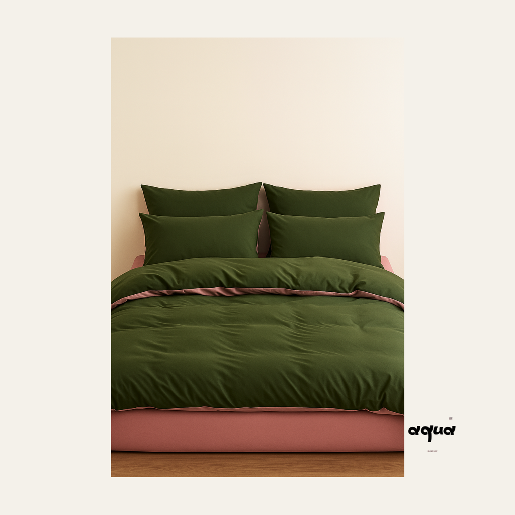 Color-block Bedding Set