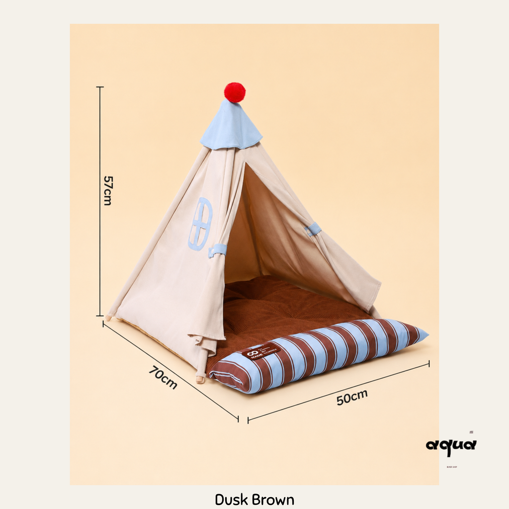 Cozy Detachable Pet Tent Bed