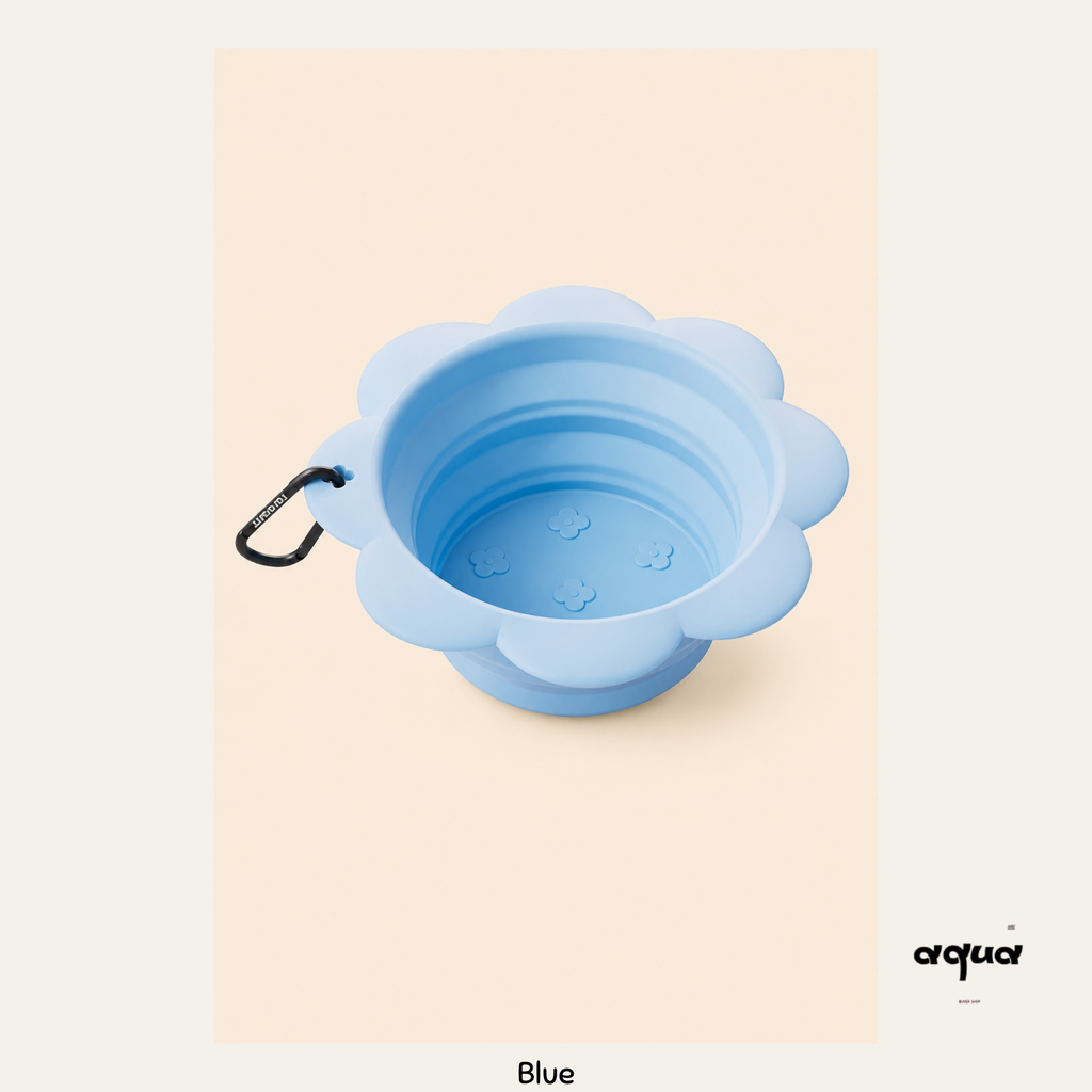 Travel Water Bowl with Bag Clip