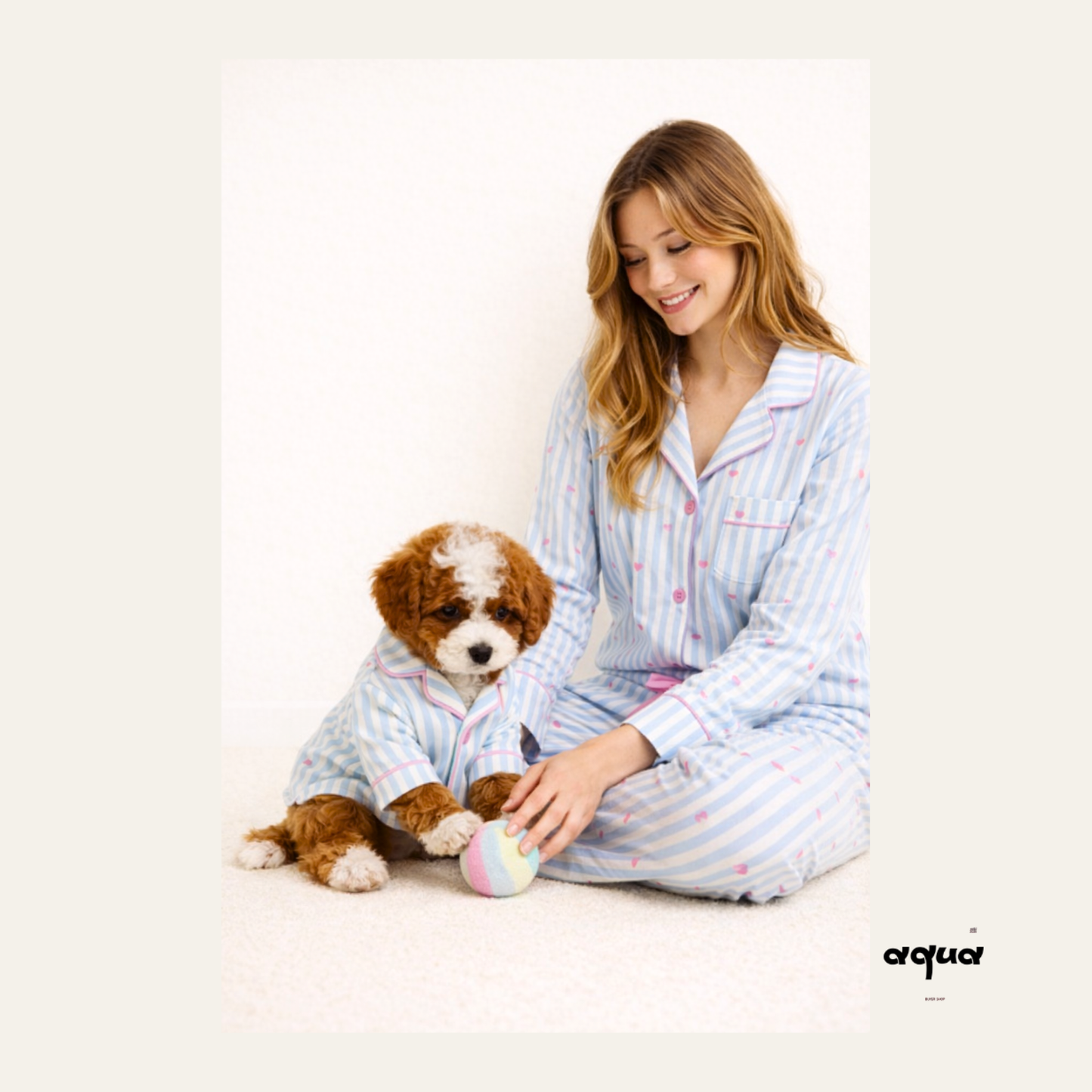 Pajamas Set & pups clothing and bedding - ’Cake Baker‘