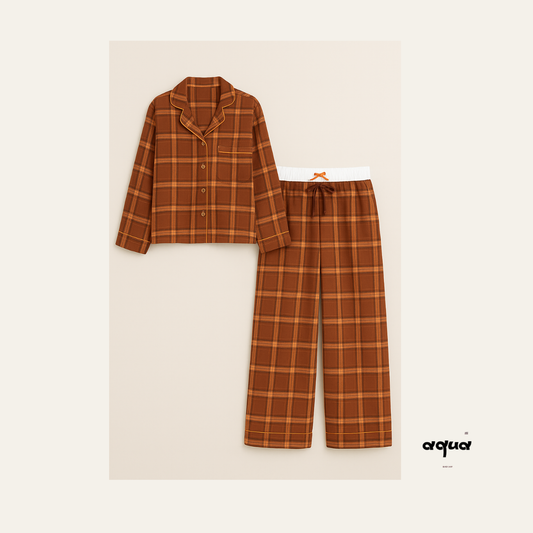 Pajamas Set - Checkered
