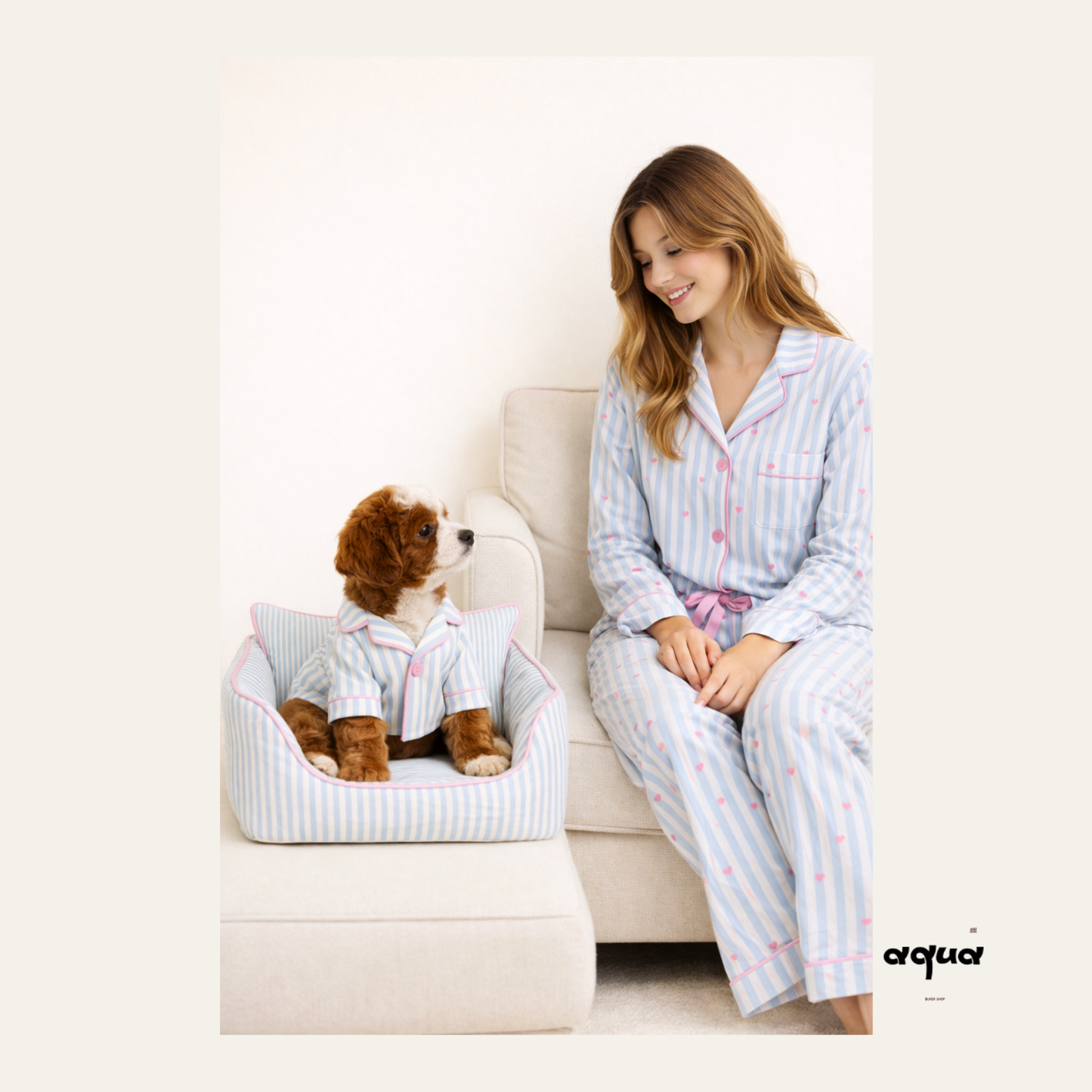 Pajamas Set & pups clothing and bedding - ’Cake Baker‘