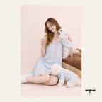 Embroidered Dress Matching Set