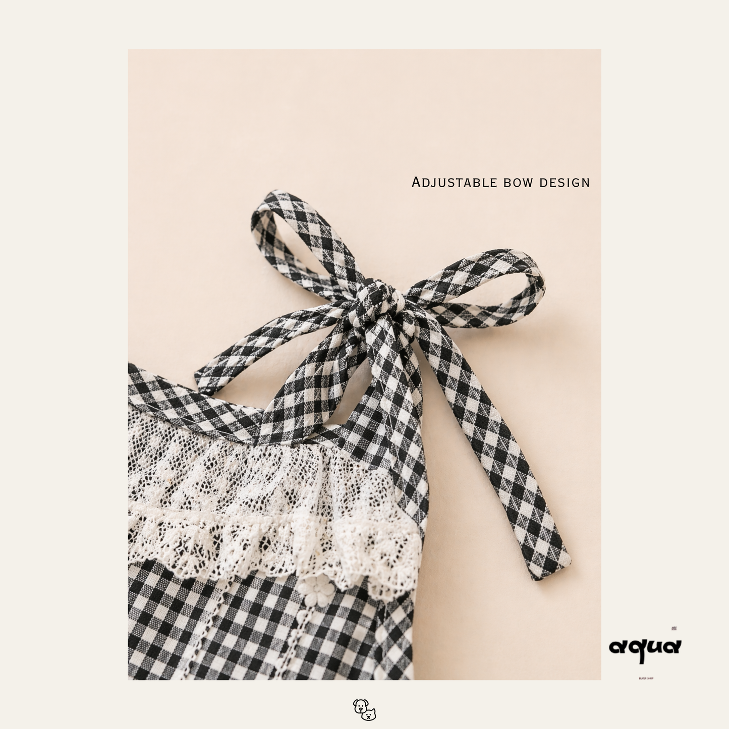 Pajamas Set & Pet Vest - ‘Blackberry Lace’