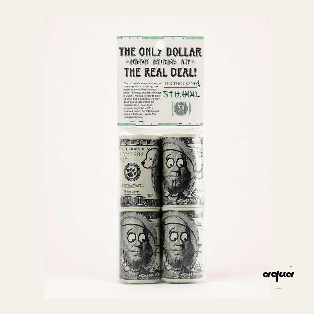 Dollar Print Poop Bag 16 rolls