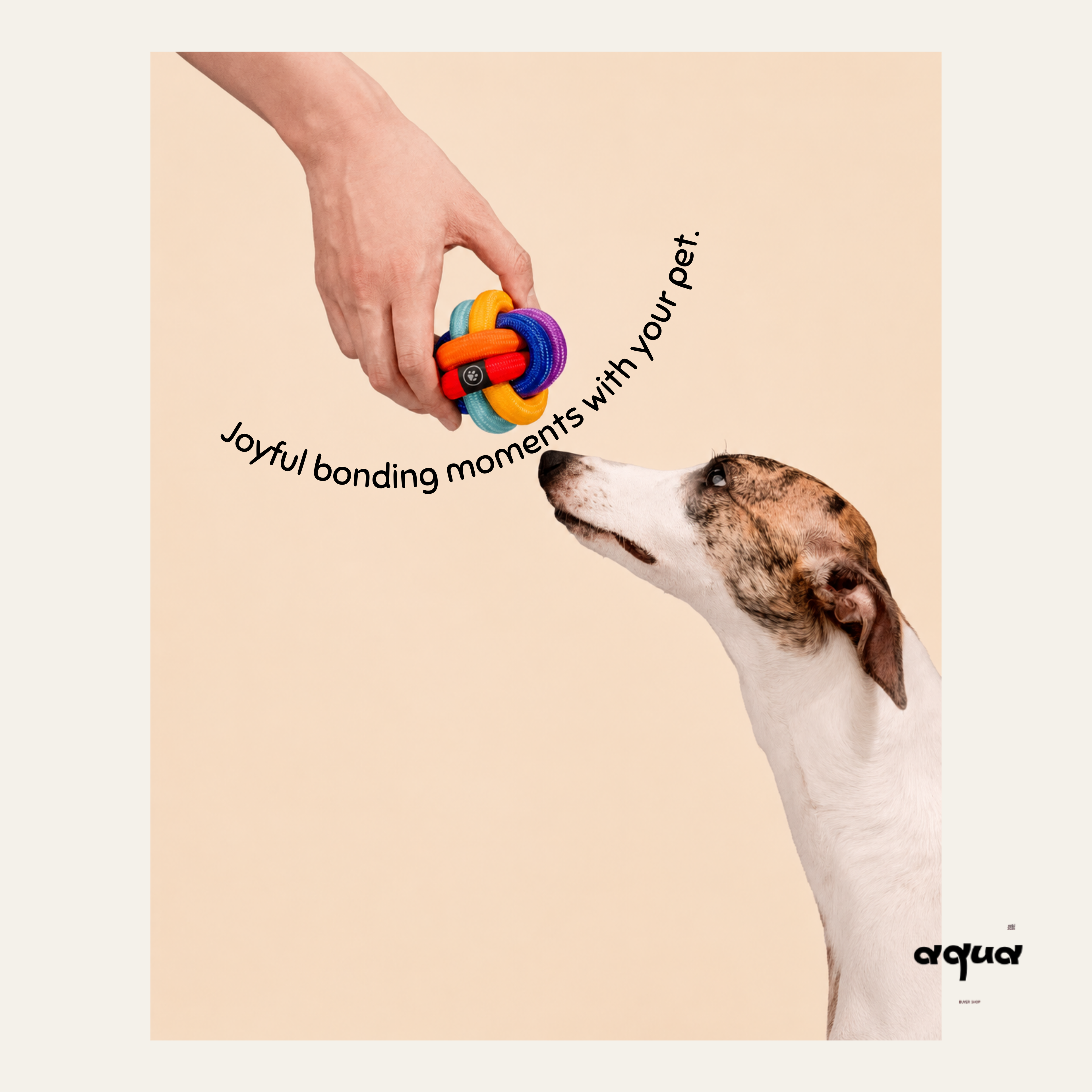 Cross-Woven Dog Chew Ball