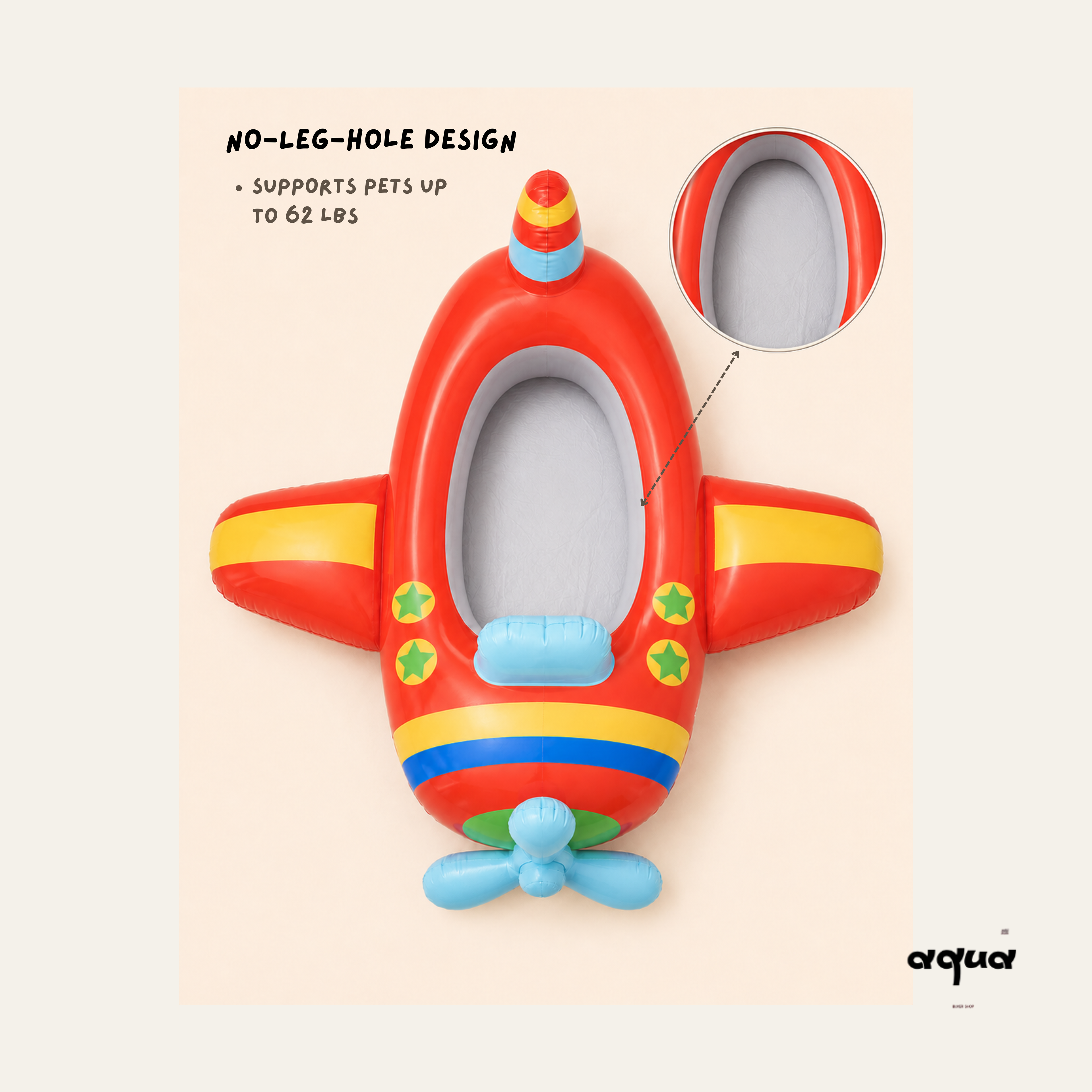 Helicopter Pet Pool Float