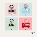 Custom 3D Bubble Pet Name Tag