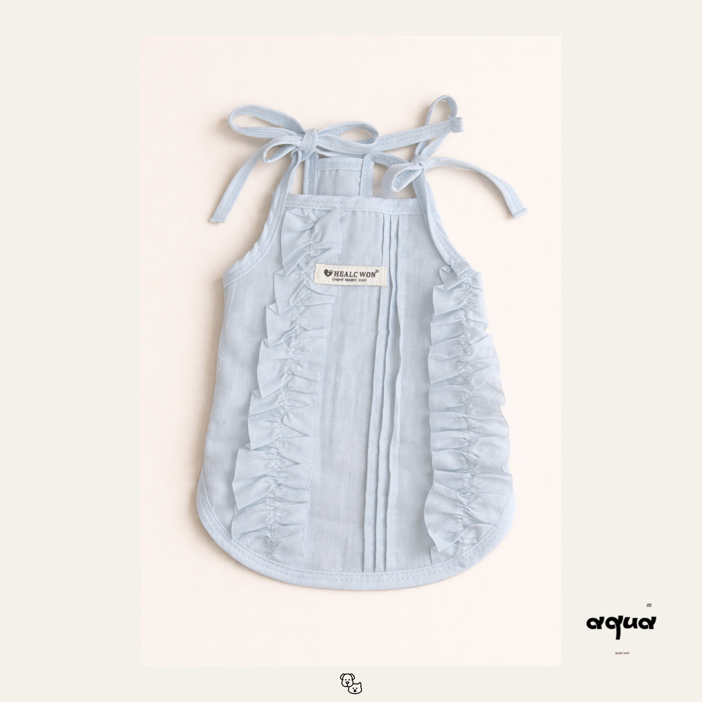 Pajamas Set & Pet Vest - ‘Sky Chime’