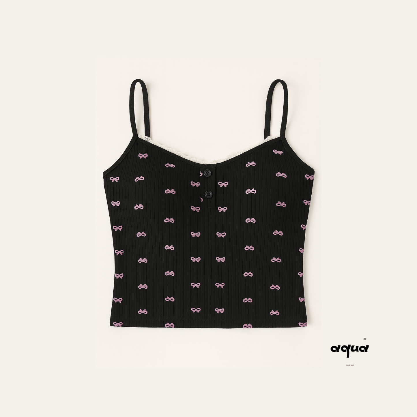 Cami Set - Bow-adorned