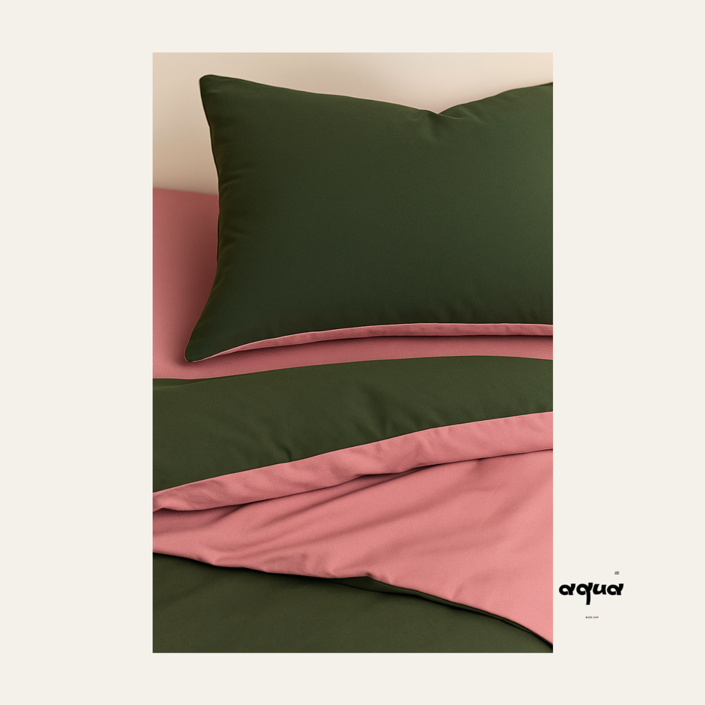 Color-block Bedding Set