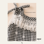 Gingham & Lace Matching Set