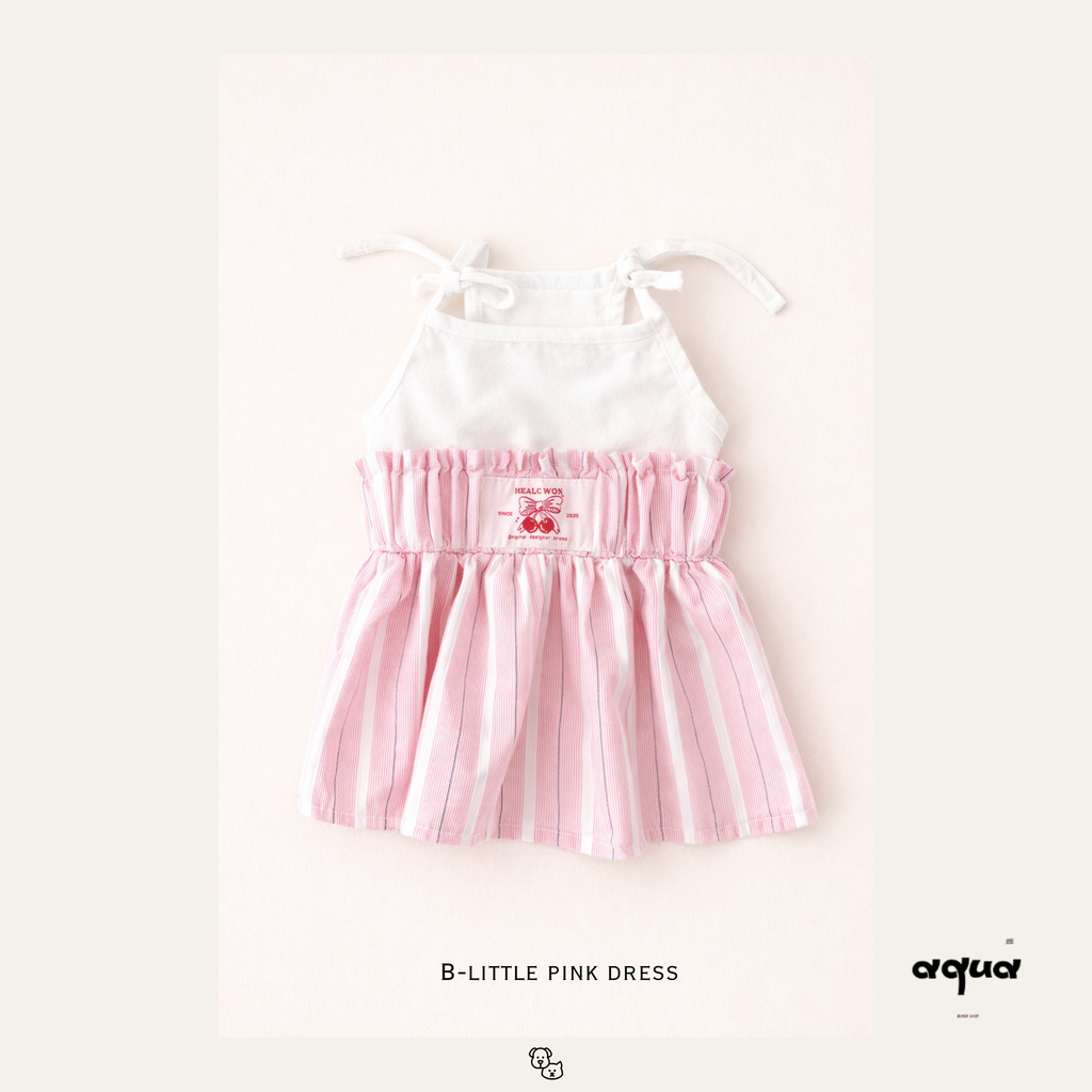 Pink Striped Matching Set