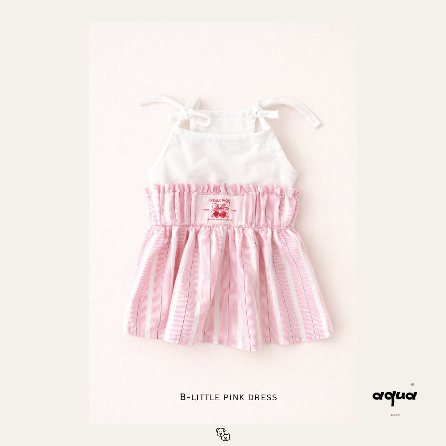 Pajamas Set & Pet Vest - ‘Sakura Soda’