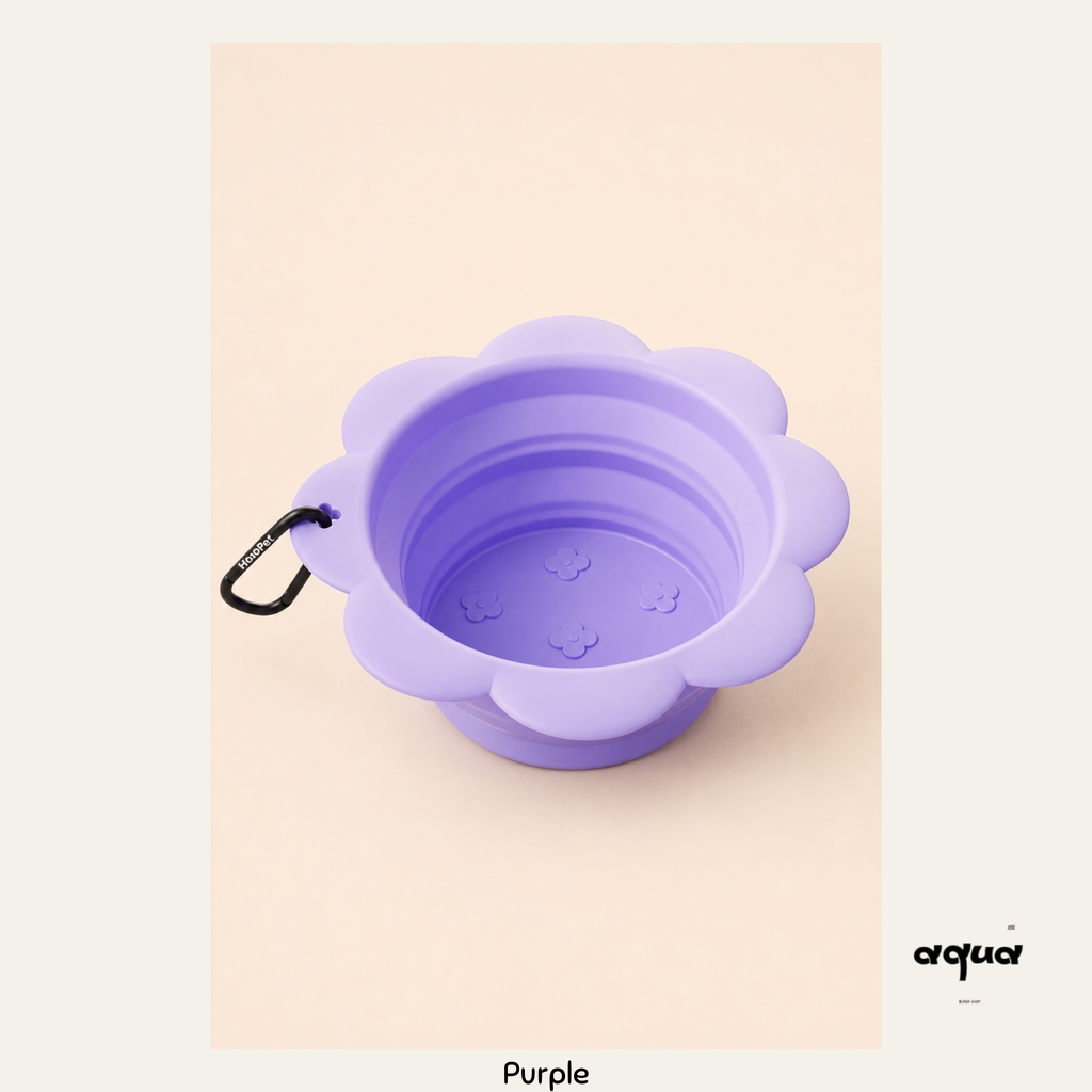 Travel Water Bowl with Bag Clip