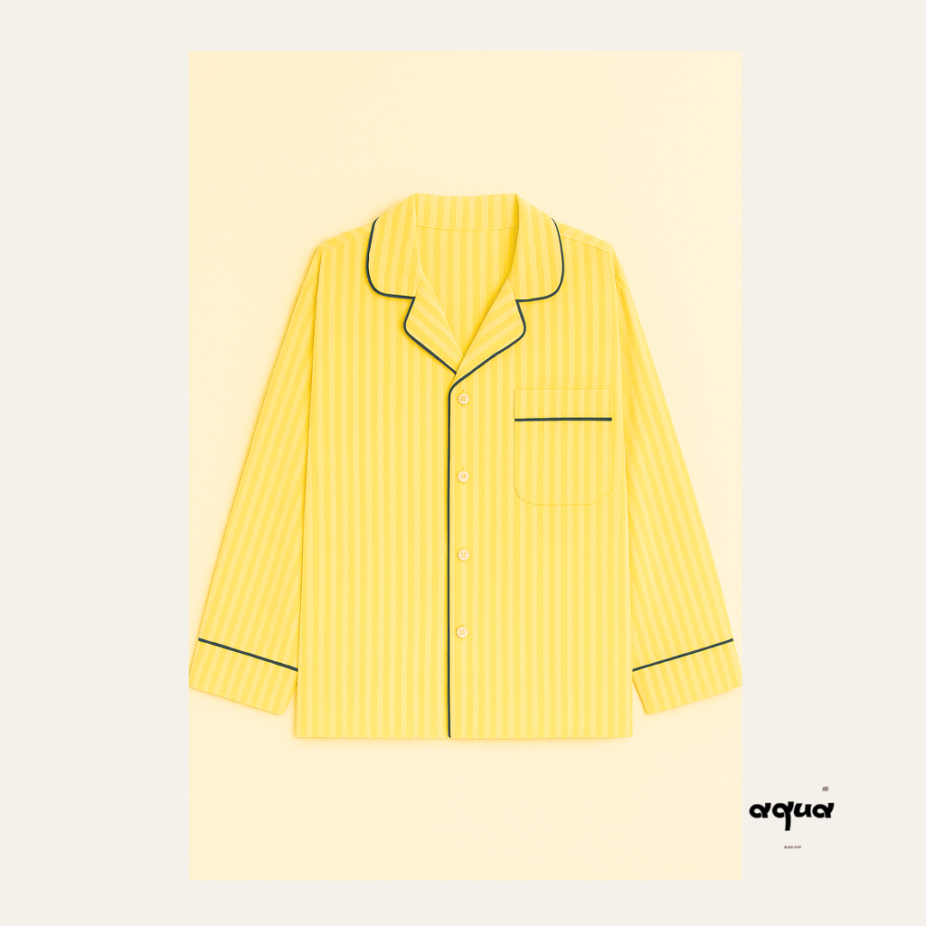Yellow Striped Matching Set