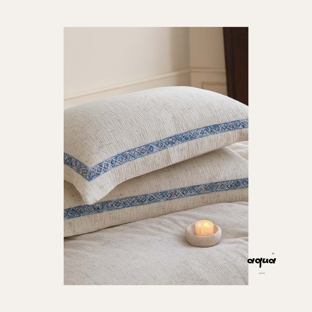 Cotton-linen bedding set