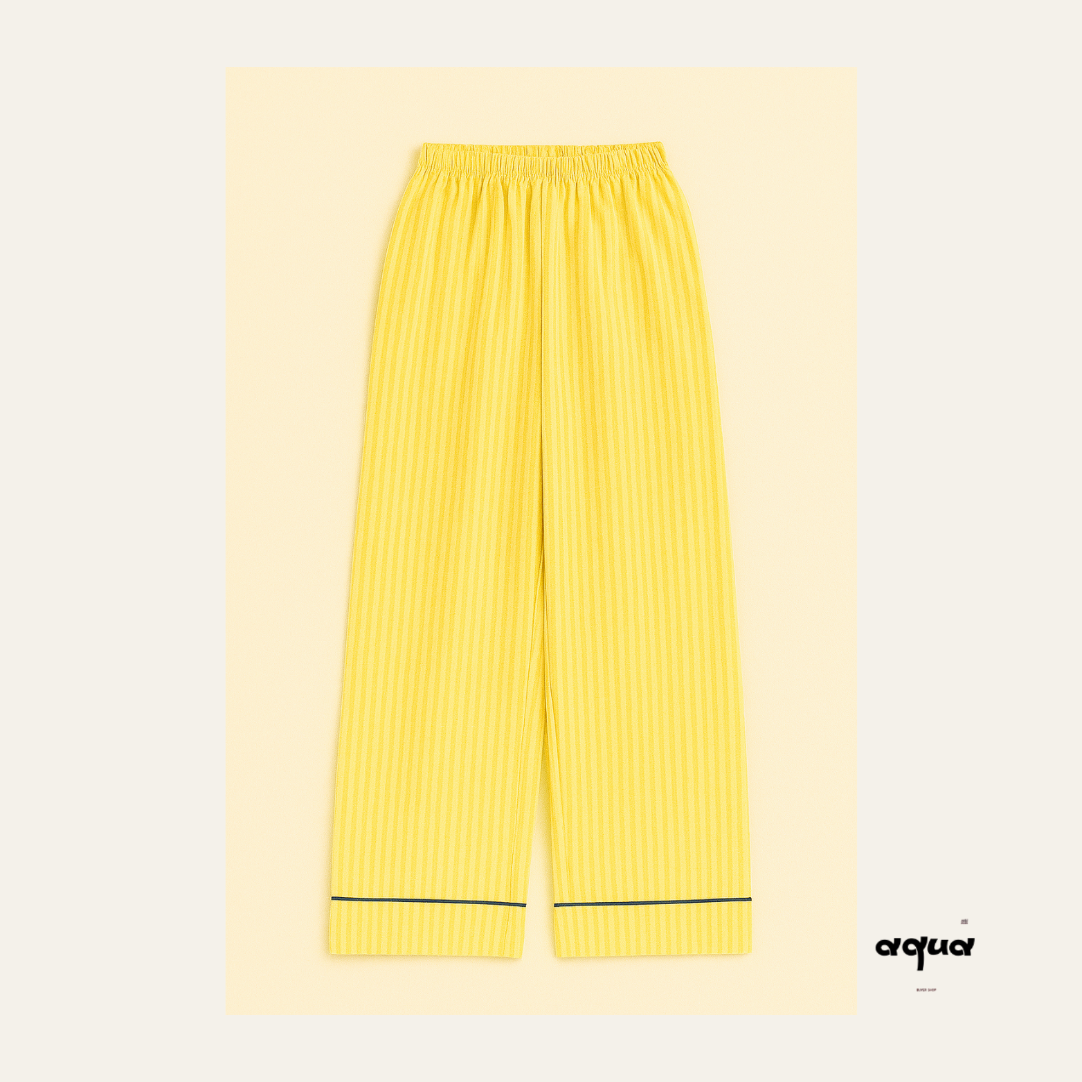 Yellow Striped Matching Set