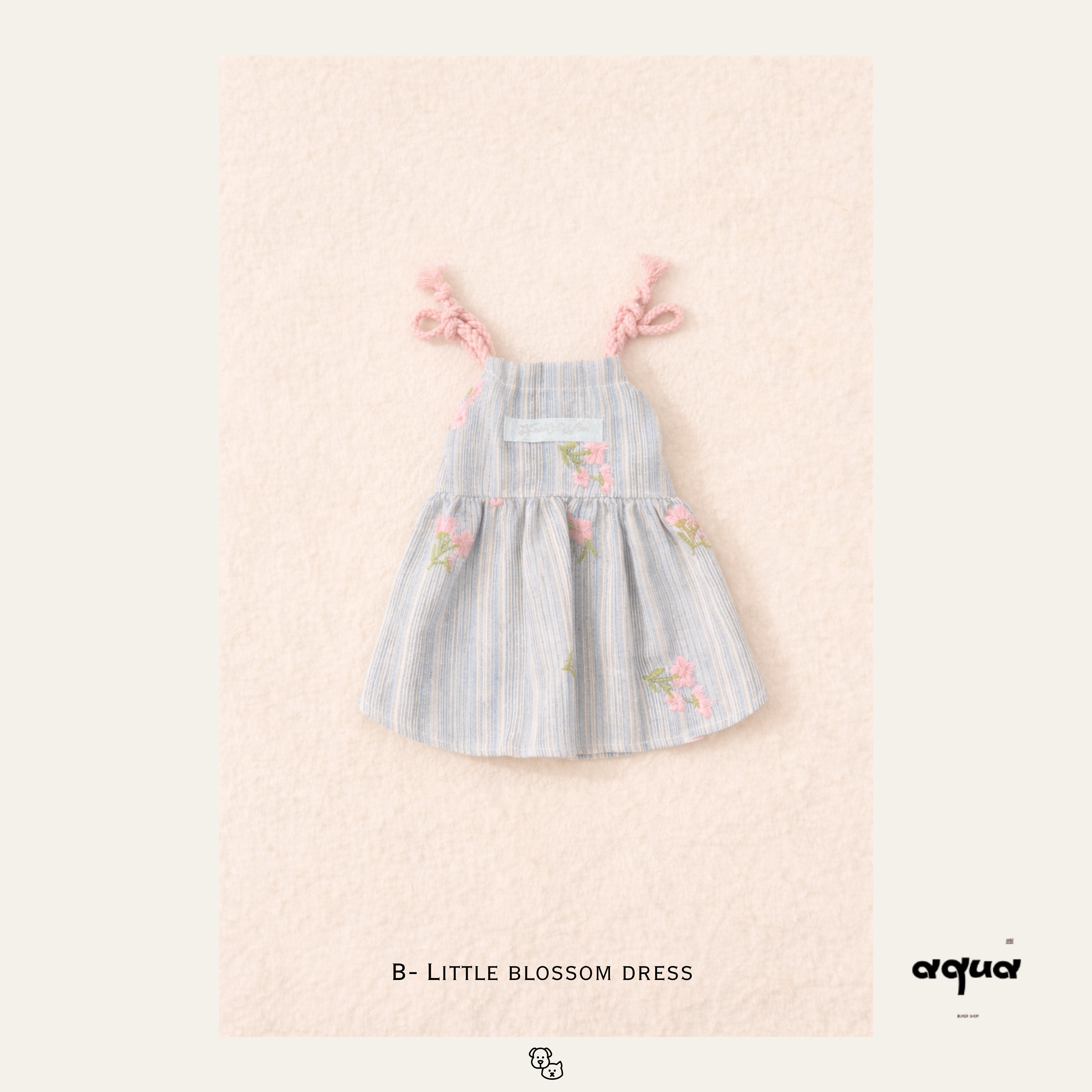 Embroidered Dress Matching Set