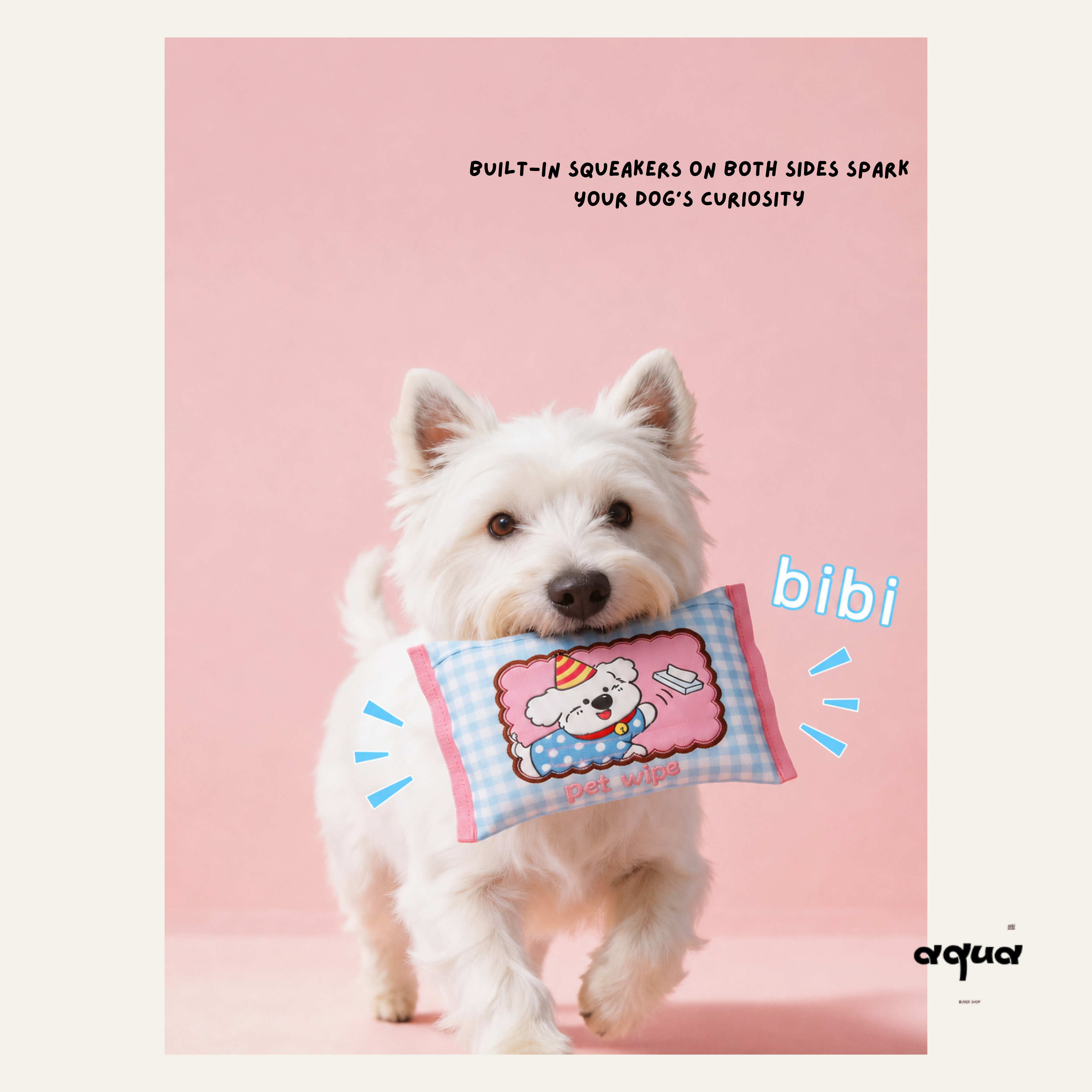 Hide-A-Treat Wipey Squeaker